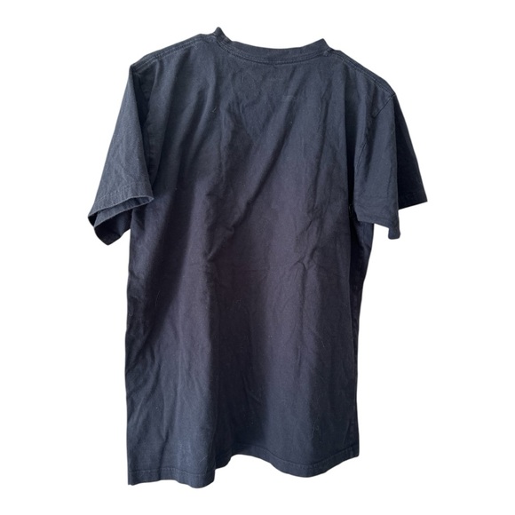 Toad‎ & Co. Men’s Crew Cotton Tee. Black/Green. Medium. - Picture 2 of 4